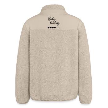 Baby loading - Relaxed Fit Unisex Sherpa Jacket by Stanley/Stella - beige - Back