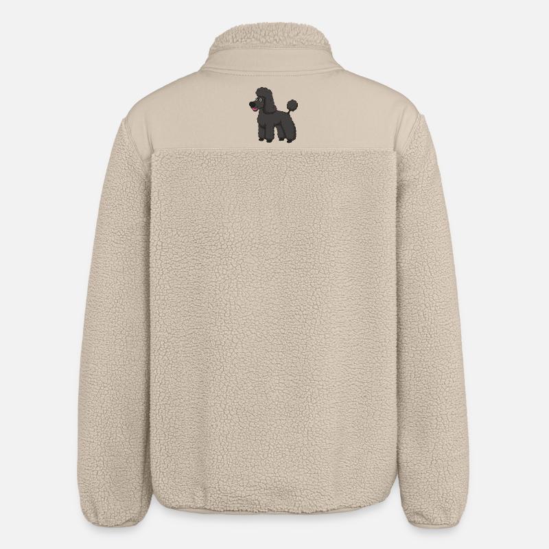 caniche doux - Veste sherpa unisexe coupe décontractée Stanley/Stella - beige