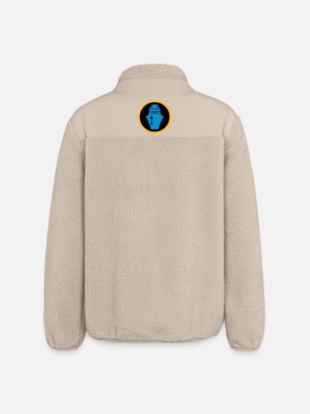 Ship | Cruise | Ferry - Relaxed Fit Unisex Sherpa Jacket by Stanley/Stella - beige