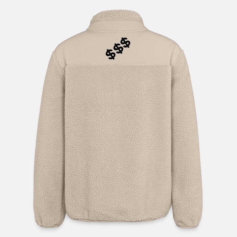 dollar - Relaxed Fit Unisex Sherpajacke von Stanley/Stella - Beige