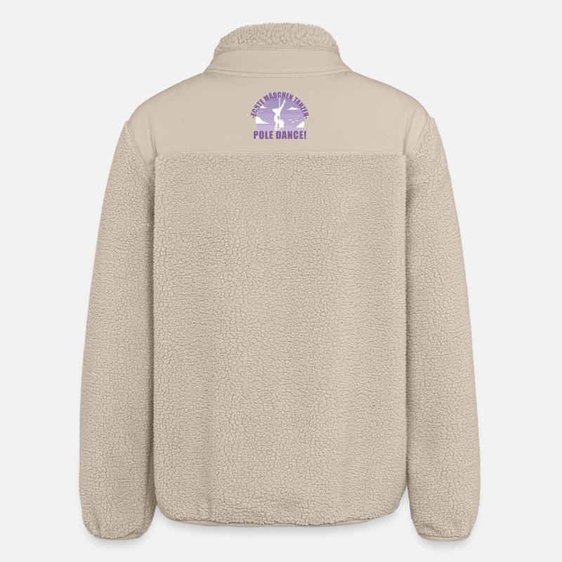 Echte Mädchentanzen Pole Dance! Geschenk - Relaxed Fit Unisex Sherpajacke von Stanley/Stella - Beige