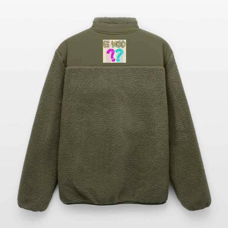 BABYSPRÜCHE - ES WIRD EIN MÄDCHEN ODER JUNGE FRAGE Relaxed Fit Unisex Sherpajacke von Stanley/Stella