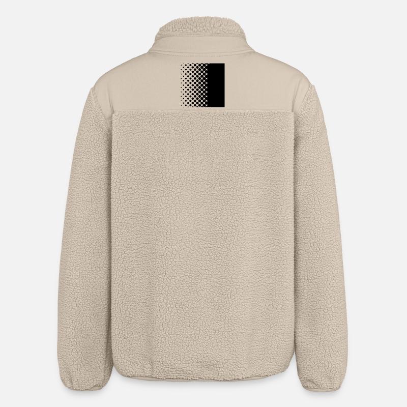 Black points - Relaxed Fit Unisex Sherpajacke von Stanley/Stella - Beige