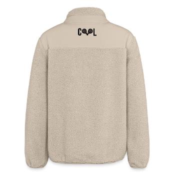 Cooler Spruch Padel Spieler Sportart Schläger - Relaxed Fit Unisex Sherpajacke von Stanley/Stella - Beige - Hinten