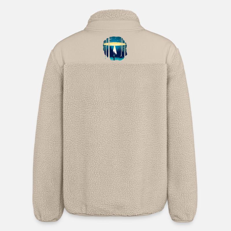 Soucoupe Volante - Veste sherpa unisexe coupe décontractée Stanley/Stella - beige