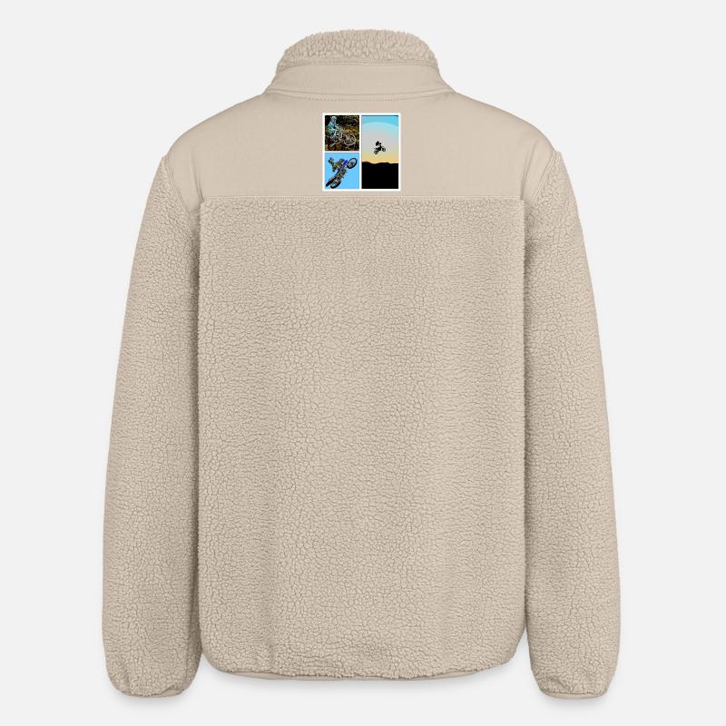 MOTOcross - Veste sherpa unisexe coupe décontractée Stanley/Stella - beige