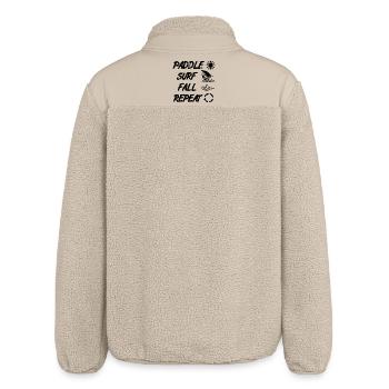 Windsurfing techniques - Relaxed Fit Unisex Sherpa Jacket by Stanley/Stella - beige - Back