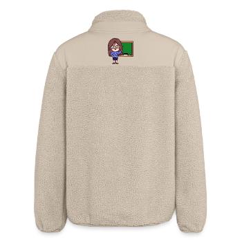 Angestellter Job Lehrer Karriere Beruf Arbeit - Relaxed Fit Unisex Sherpajacke von Stanley/Stella - Beige - Hinten