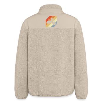 Ballet Shoes Vintage Look - Relaxed Fit Unisex Sherpa Jacket by Stanley/Stella - beige - Back