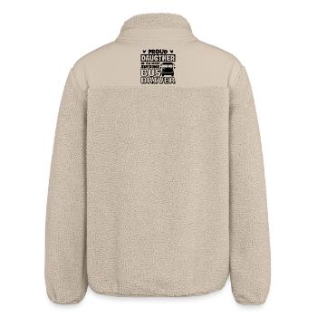 Busfahrer Tochter - Relaxed Fit Unisex Sherpajacke von Stanley/Stella - Beige - Hinten