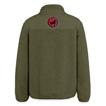 der Herr des Waldes - Relaxed Fit Unisex Sherpajacke von Stanley/Stella - Khaki - Hinten