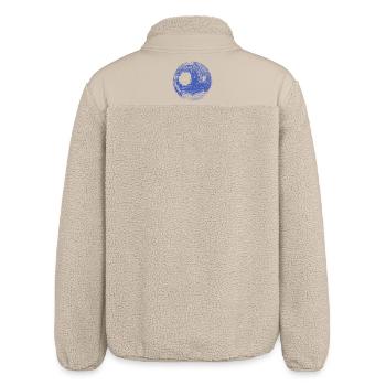 Boule disco – Ambiance de fête rétro - Veste sherpa unisexe coupe décontractée Stanley/Stella - beige - Dos