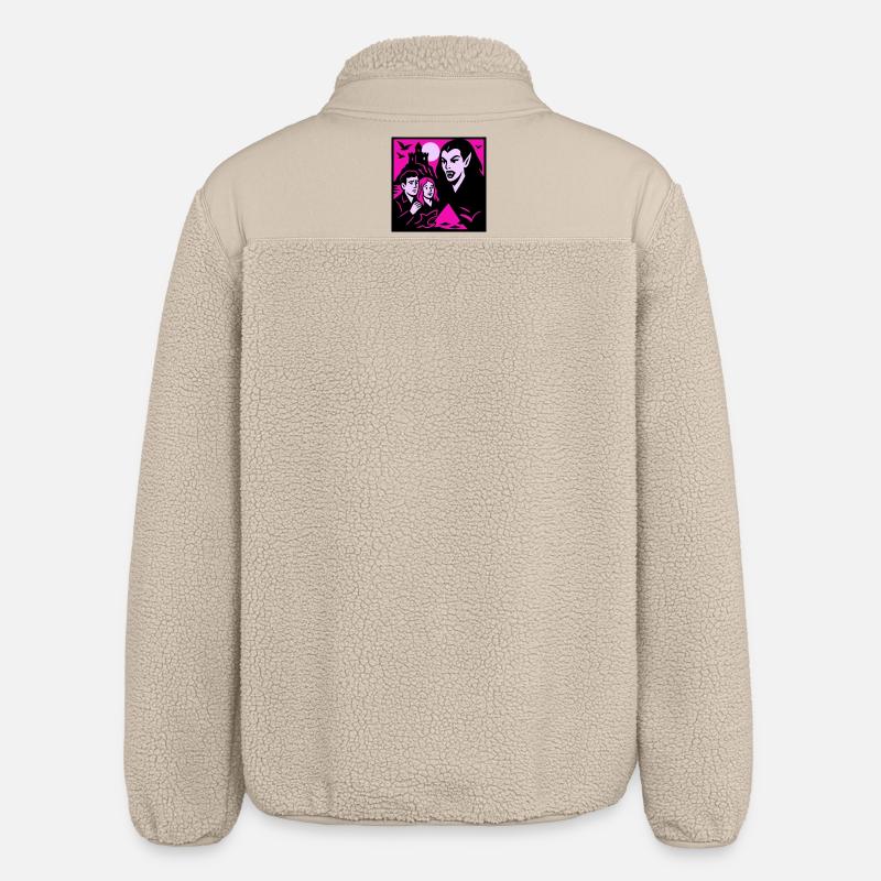 Vampire Countess - Relaxed Fit Unisex Sherpa Jacket by Stanley/Stella - beige