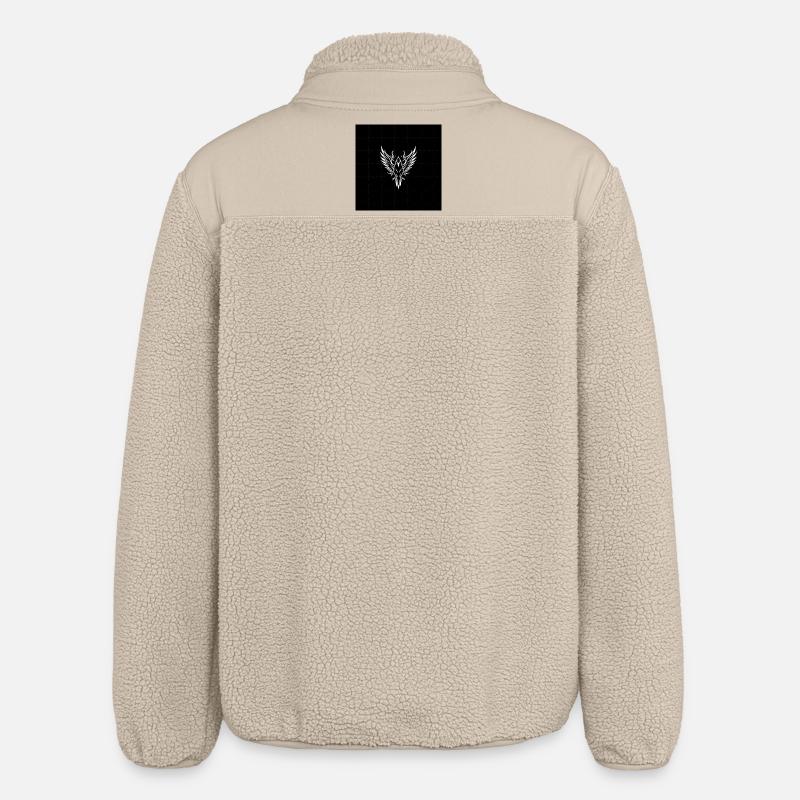 Black Eagle - Relaxed Fit Unisex Sherpa Jacket by Stanley/Stella - beige