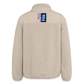 Good Healing Feet - Relaxed Fit Unisex Sherpa Jacket by Stanley/Stella - beige - Back