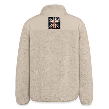 Keep Calm Spook On - Relaxed Fit Unisex Sherpa Jacket by Stanley/Stella - beige - Back