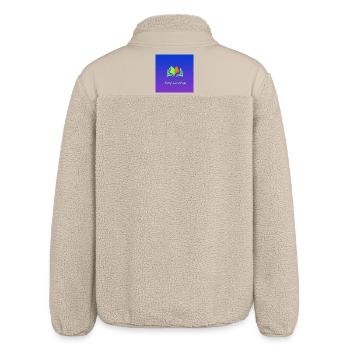 T-shirt La connaissance, c’est le pouvoir" - Veste sherpa unisexe coupe décontractée Stanley/Stella - beige - Dos