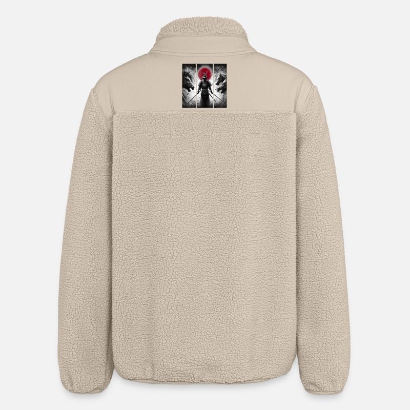 Samouraï - Veste sherpa unisexe coupe décontractée Stanley/Stella - beige