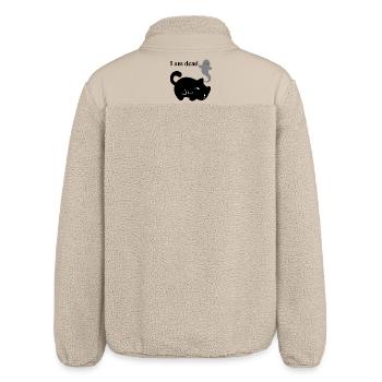 Ich bin tot - Relaxed Fit Unisex Sherpajacke von Stanley/Stella - Beige - Hinten