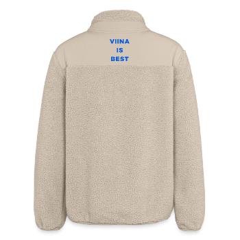 LA VODKA, C’EST LE MEILLEUR - Veste sherpa unisexe coupe décontractée Stanley/Stella - beige - Dos