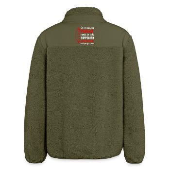 Toulouse-Unterstützer Rugby-Geschenk Toulouse - Relaxed Fit Unisex Sherpajacke von Stanley/Stella - Khaki - Hinten