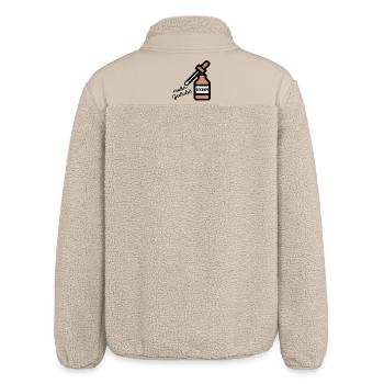 Zukunft Jahresvorsätze Geduld - Relaxed Fit Unisex Sherpajacke von Stanley/Stella - Beige - Hinten