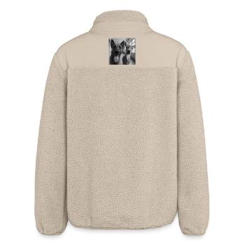 Best Buddies - Relaxed Fit Unisex Sherpa Jacket by Stanley/Stella - beige - Back