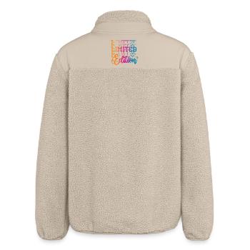Limited Edition - Relaxed Fit Unisex Sherpajacke von Stanley/Stella - Beige - Hinten