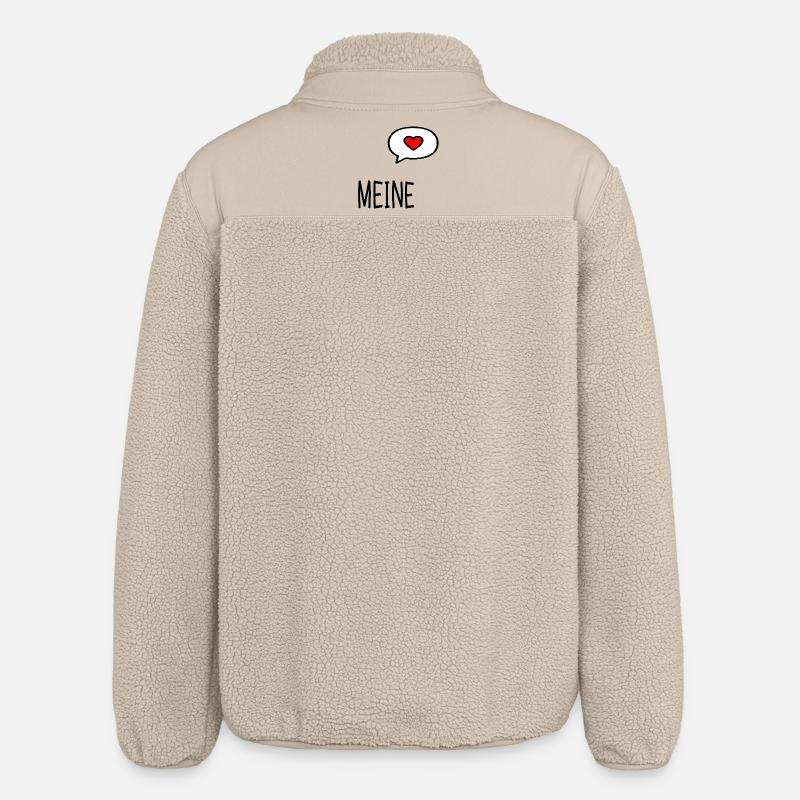 Relation Saint-Valentin Mon - Veste sherpa unisexe coupe décontractée Stanley/Stella - beige