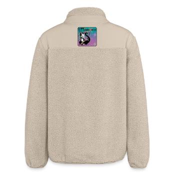 Attention: Freelance Running Artist - Relaxed Fit Unisex Sherpa Jacket by Stanley/Stella - beige - Back