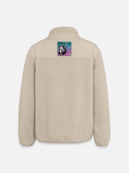 Attention: Freelance Running Artist - Relaxed Fit Unisex Sherpa Jacket by Stanley/Stella - beige
