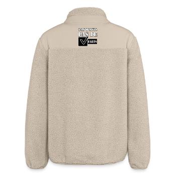 PAS D'AVIS. PAS DE FAITS. - Veste sherpa unisexe coupe décontractée Stanley/Stella - beige - Dos