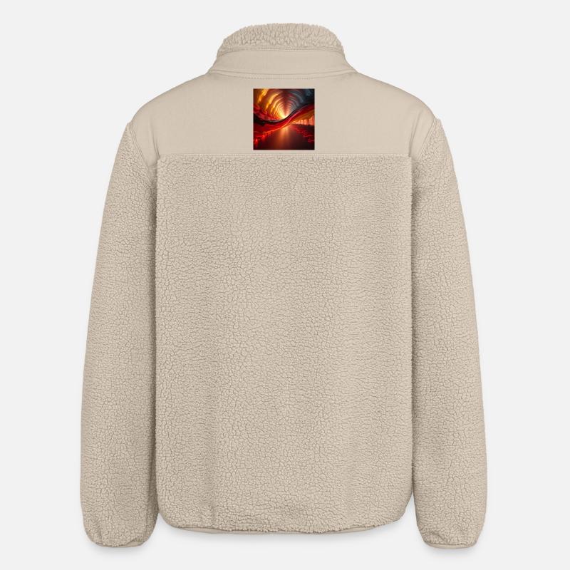 flags Germany - Relaxed Fit Unisex Sherpa Jacket by Stanley/Stella - beige