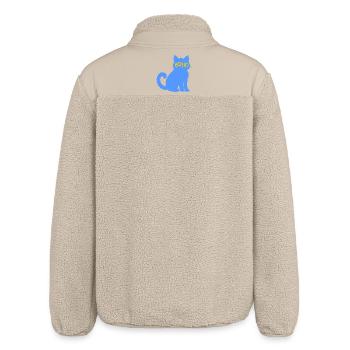 Katzenliebende Braut 2026 - Relaxed Fit Unisex Sherpajacke von Stanley/Stella - Beige - Hinten