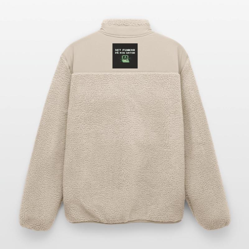 Develops humor – it works on my computer Relaxed Fit Unisex Sherpa Jacket by Stanley/Stella