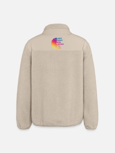 Last night a dj saved my life - Relaxed Fit Unisex Sherpa Jacket by Stanley/Stella - beige