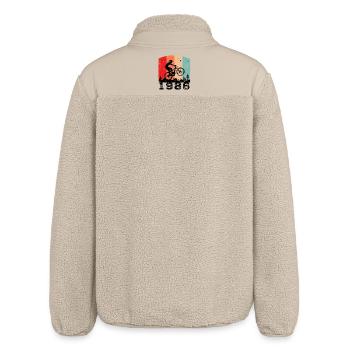 Vintage 1986 - Relaxed Fit Unisex Sherpajacke von Stanley/Stella - Beige - Hinten