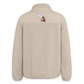 Abschiedsgeschenk Team Ameise - Relaxed Fit Unisex Sherpajacke von Stanley/Stella - Beige - Hinten