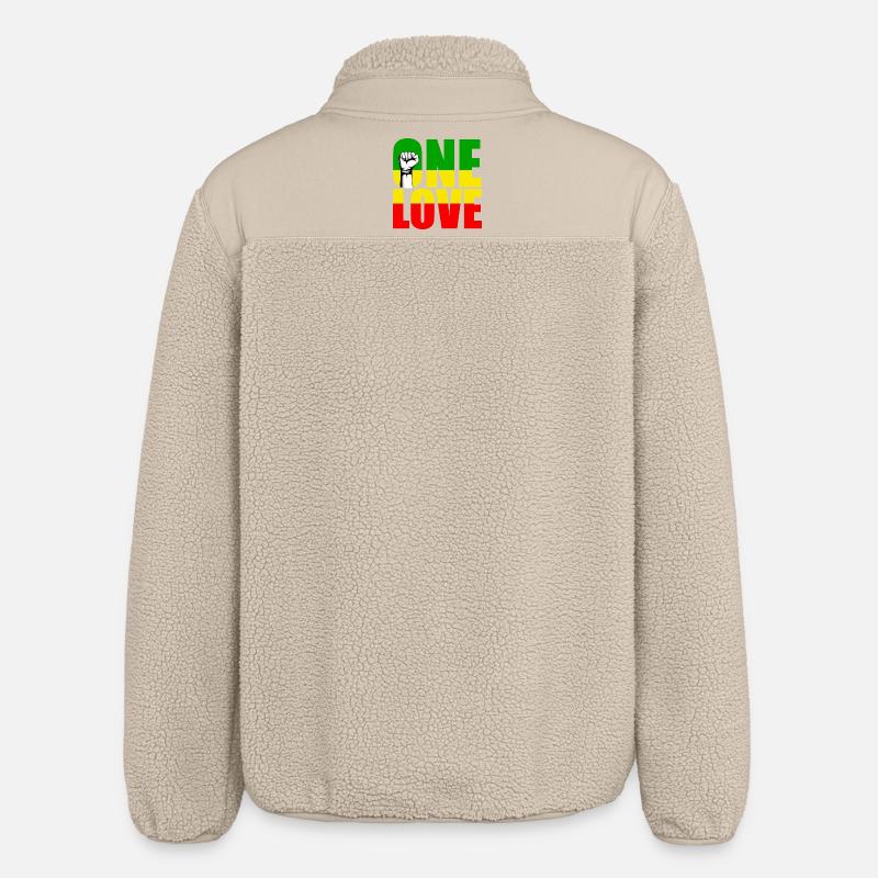 Reggae - Relaxed Fit Unisex Sherpa Jacket by Stanley/Stella - beige