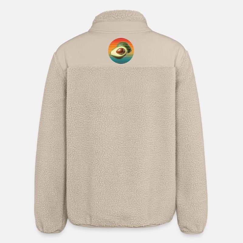 Fruit de l’avocat - Veste sherpa unisexe coupe décontractée Stanley/Stella - beige