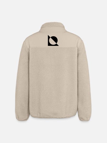 Black and white - Relaxed Fit Unisex Sherpa Jacket by Stanley/Stella - beige