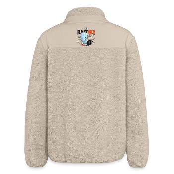 Raffnix Light Bulb - Relaxed Fit Unisex Sherpa Jacket by Stanley/Stella - beige - Back