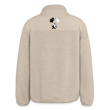 The birth of the panda - Relaxed Fit Unisex Sherpa Jacket by Stanley/Stella - beige - Back