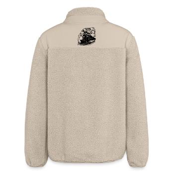 Graphique ferroviaire - Veste sherpa unisexe coupe décontractée Stanley/Stella - beige - Dos