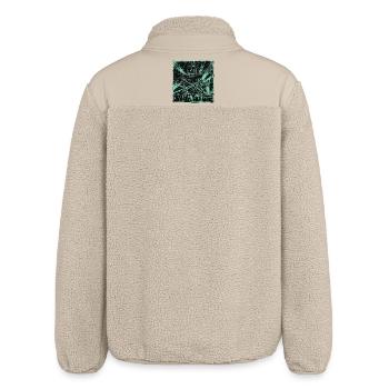 Electro Rave Party Festival - Relaxed Fit Unisex Sherpajacke von Stanley/Stella - Beige - Hinten