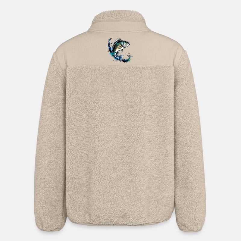 Conception de perchoirs - Veste sherpa unisexe coupe décontractée Stanley/Stella - beige