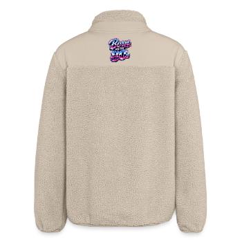 Born for the 80s Neon - Relaxed Fit Unisex Sherpa Jacket by Stanley/Stella - beige - Back
