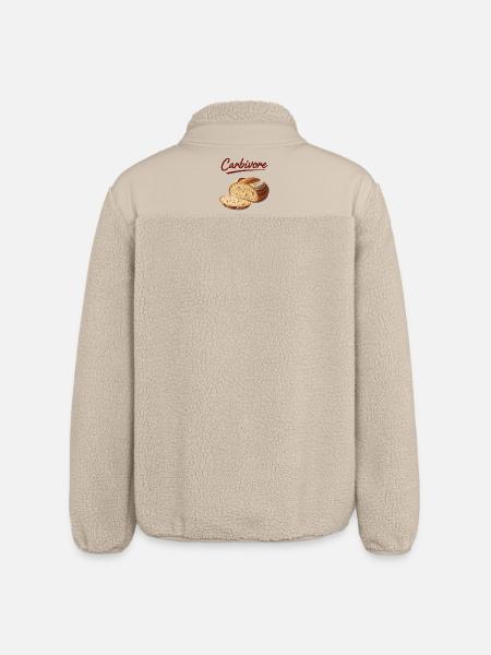 surdejsbrød Bagning Karbivore Bager Lokal - Stanley/Stella unisex sherpajakke afslappet pasform - beige