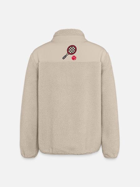 Tennis - Relaxed Fit Unisex Sherpa Jacket by Stanley/Stella - beige