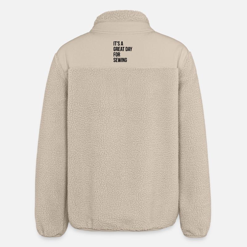 couture - Veste sherpa unisexe coupe décontractée Stanley/Stella - beige